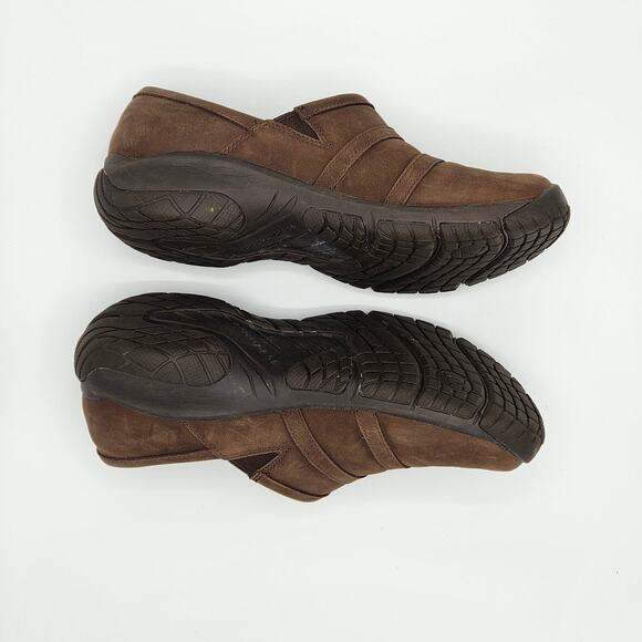 Merrell Encore Moc 4 Women's‎ 7.5 Brown Leather Slip On Comfort Shoes - Picture 7 of 11